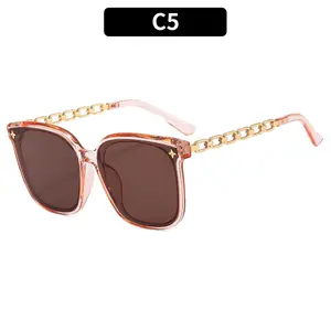 New Sunglasses Women's Sun Protection Sunglasses Trendy Sunglasses Looks Thin On The Face