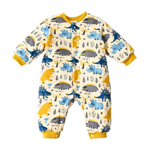 En gros Bébé Chaud Vêtements 100% Coton bio <span class=keywords><strong>Nouveau</strong></span>-<span class=keywords><strong>Né</strong></span> Bébé Hiver Barboteuse - Product Image 1