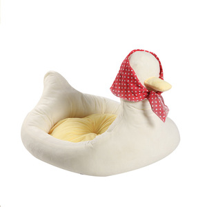 Coussin pour chat de forme ovale, rembourrage en fibre de polyester douce, lavage à la main, articles pour animaux de compagnie pour chat - Product Image 2