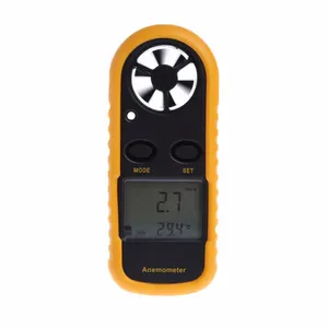 مقياس شدة الريح المحمولة Anemometro ميزان الحرارة GM816 سرعة الرياح مقياس متر Windmeter 30 متر/الثانية