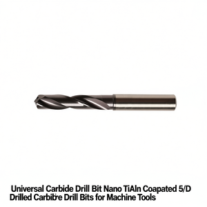 Ttake Universal <b>Carbide</b> <b>Drill</b> <b>Bit</b> Nano TiAlN Coated 5xD Drilled <b>Carbide</b> <b>Drill</b> <b>Bits</b> for Machine Tools - Product Image 2