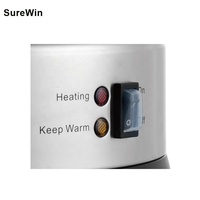 Distributeur d'urn de café commercial, vin 65 tasses, couleur argent, eau chaude, vente en gros
