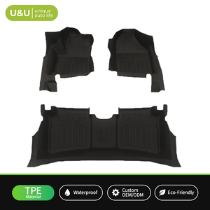 Alfombrilla de coche personalizada 5D TPE impermeable, resistente, para todo tipo de clima, antideslizante, sin olor, para <span class=keywords><strong>Toyota</strong></span> Etios - Product Image 1