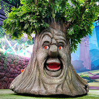 Arbre animatronique interactif parlant avec mouvements et sons réalistes - Attraction de parc d'aventure intérieur