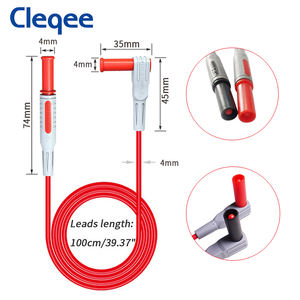 Cleqee P1600E 40 pièces Kit de sondes de <span class=keywords><strong>test</strong></span> pour multimètre avec fiches banane 4 mm, sondes de perforation automobiles isolées, crochets de <span class=keywords><strong>test</strong></span> CI et pinces crocodiles - Product Image 3