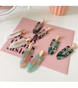 Songmay không có dấu vết Acetate Clip tóc cho phụ nữ bán buôn tùy chỉnh bao bì thời trang không đánh dấu đẹp tóc clip cho cô gái - Product Image 1