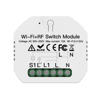 Module d'interrupteur Wifi intelligent Tuya pour la maison, contrôle à distance DIY, interrupteur lumineux sans fil Wifi