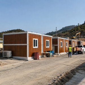 Maison préfabriquée pliable et mobile de Chine pour logement de travailleurs, avec aménagement de camp personnalisé, déploiement rapide et logistique économique - Product Image 3