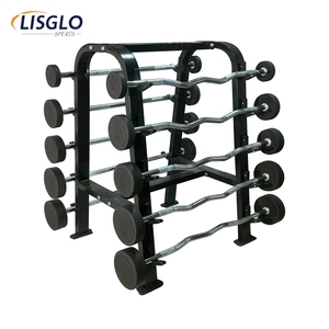 <span class=keywords><strong>Barra</strong></span> de Pesas Redonda Fija de Goma Personalizada por el Fabricante, de 10-50 kg, <span class=keywords><strong>Barra</strong></span> Recta para <span class=keywords><strong>Curl</strong></span>, Set de Barras para Entrenamiento Físico - Product Image 2