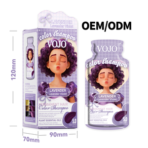 VOJO Shampoo Colorante per <span class=keywords><strong>Capelli</strong></span> a Bolle con Disegni Cartoon, 25ml*10, a Base Vegetale Senza Ammoniaca, Colori Vivaci Multipli, Etichetta Privata OEM - Product Image 4