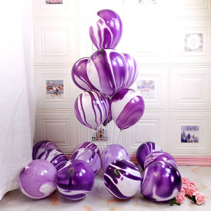 10 Inch (100pcs/bag) Marble Balloons Wedding Baby Shower Party Latex Balloon Decorations - Product Image 6