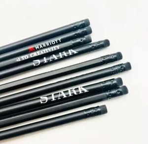 Juego de Lápices de Grafito Profesionales para Dibujo, Lápices Promocionales de Madera Negra HB, Impresión Digital Estándar Personalizada al por Mayor - Product Image 4