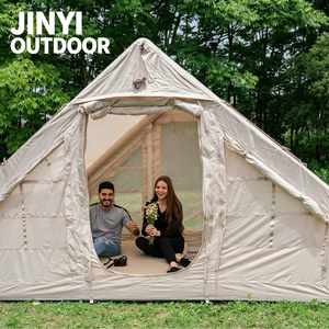 Portable Oxford <b>Inflatable</b> Tent for Rainproof <b>House</b> Shaped Camping Large Tents Waterproof - Product Image 1