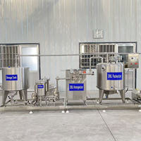 Ligne de production complète de pasteurisation du lait UHT, mini usine de transformation laitière, équipement de fabrication du lait