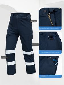 Pantalones de Trabajo Cómodos de Poliéster Transpirable para Hombre, Estilo Veraniego, para Reparación de Máquinas en Talleres, Venta al por Mayor con Impresión - Product Image 2