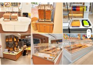 Vitrine réfrigérée pour pâtisserie, présentoir à gâteaux moderne, présentoir à pain, vitrine à gâteaux avec éclairage LED, vitrine réfrigérée pour gâteaux - Product Image 6