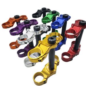 โช้คอัพหน้าแบบปรับได้ Drop Crown Triple Clamp Hawk31.hawk32.pro พร้อมสปริงและระบบกันสะเทือนแบบลม ทำจากอะลูมิเนียม สำหรับรถมอเตอร์ไซค์ออฟโรด - Product Image 5