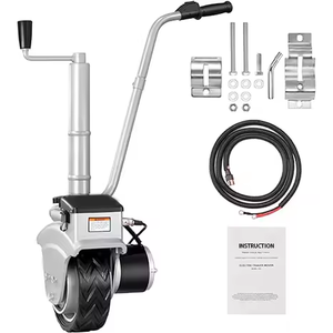 12v 350W électrique 5000lbs remorque Dolly Mover remorquage <span class=keywords><strong>Jockey</strong></span> <span class=keywords><strong>roue</strong></span> unique réglable hauteur de serrage pour remorque RV bateau - Product Image 1