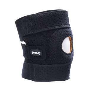 دعامة ركبة خفيفة الوزن وناعمة وقابلة للتنفس بثلاثة خطوط، متوفرة بالجملة من المصنع، لتخفيف آلام الركبة مع أحزمة قابلة للتعديل - Product Image 2