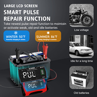 Chargeur de batterie de voiture HTRC intelligent 12V/24V 10A au prix le plus bas, compatible avec les batteries au lithium LiFePO4, AGM, GEL et au plomb-acide
