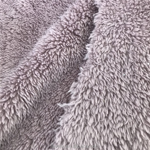 Vải Lông Cừu <span class=keywords><strong>Sherpa</strong></span> Ấm Áp Hai Mặt Shu Velveteen 100% Polyester Cho Mùa Đông - Product Image 3