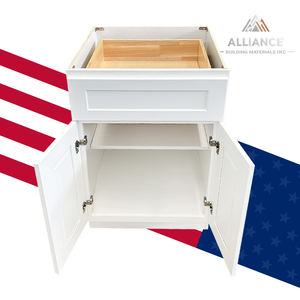 Gabinete de Cocina Estilo Shaker Blanco B24-B30, Duradero, Ensamblaje Fácil, Envío Gratuito en EE. UU., Gabinete de Cocina Americano con Amplio Espacio de Almacenamiento - Product Image 1