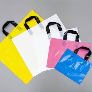 Wholesale Custom Retort Pouch <b>Plastic</b> Bags for Shoes & Clothing Recyclable PE Material Shopping Gift Packaging with Custom Logo - Product Image 1