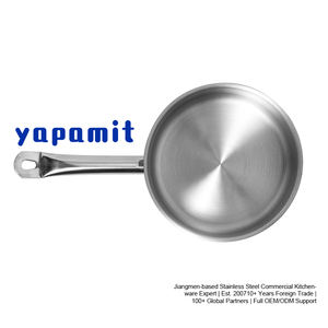 مقالي من الفولاذ المقاوم للصدأ معتمدة بشهادة ISO 9001، قاعدة متعددة الطبقات سريعة التسخين للمطاعم التجارية - Product Image 2