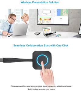 Récepteur sans fil HDR1 pour le partage d'écran multi-utilisateurs avec connexion en un clic - Product Image 2