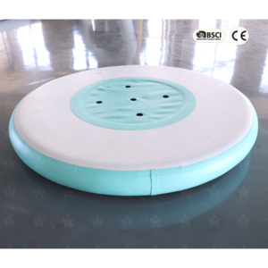 Île flottante gonflable ronde commerciale, pont gonflable avec porte-gobelets et porte-bière, pont flottant gonflable pour yacht - Product Image 3