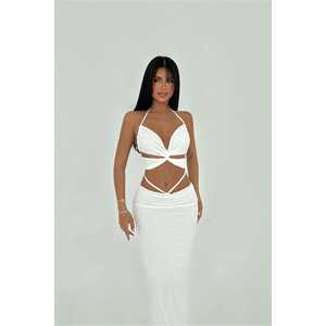 Conjuntos de Traje Bianqa Blancos para Mujer - Product Image 2