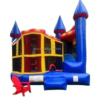 5 in 1 Party Miet ausrüstung Jumpy House aufblasbare Bounce House Blow Up Häuser Bounce Castle Werbung für Erwachsene