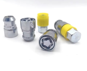 Kit de clés <span class=keywords><strong>antivol</strong></span> pour <span class=keywords><strong>écrou</strong></span>s de roue, outil de démontage compatible <span class=keywords><strong>BMW</strong></span> / Mercedes-Benz, chromé, classe métrique 4.8 6.8 - Product Image 2