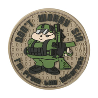 Patch en PVC personnalisé, gaufré, avec fermeture auto-agrippante, patchs en silicone, étiquettes professionnelles en caoutchouc PVC souple 3D pour sac