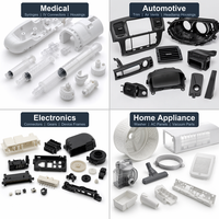 Servicio de Moldeo por Inyección de Plástico OEM, ABS, PC, PP, POM, PA66, PBT |   Fabricación de Piezas de Herrajes para Moldes Personalizados