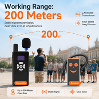 Système de guide touristique sans fil 2.4G, récepteur audio numérique pour musée, visite d'usine, église, interprétation simultanée