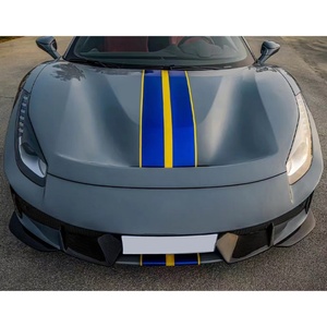 Kit de Carrocería de Fibra de Carbono Pista Wet para Modificación de Automóviles, Alerón Delantero y Trasero, Apto para Ferrari 2015-2019 488 - Product Image 4