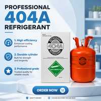 Bouteille de gaz industrielle pour gaz réfrigérant R404a, emballage haute pureté, capacité 10,9 kg, vente en gros pour fabricants de stockage frigorifique