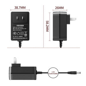 محول طاقة 1A 500mA 1.5A 2A 3A شاحن قابس حائط AC DC مايكرو نوع <span class=keywords><strong>Usb</strong></span> C AUS EU محول 5V 6V <span class=keywords><strong>9V</strong></span> 12V 24V - Product Image 3