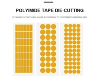 Disques découpés en polyimide Kapton pour masquage de soudure SMT sur PCB, protection de soudure par refusion, résistance aux hautes températures