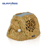 Haut-parleur solaire SG415G à détection de présence humaine, haut-parleur imperméable pour pelouse, pierre, villa, parc, jardin, haut-parleur extérieur