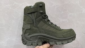 Bottes de désert à talon haut TSB22 39-46 pour hommes, vert olive, noir désert - Product Image 2