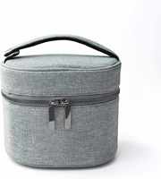 Sac isotherme de voyage de luxe pour biberons de lait maternel avec poche à glace incluse, sac à couches compact en polyester imperméable triple isolation