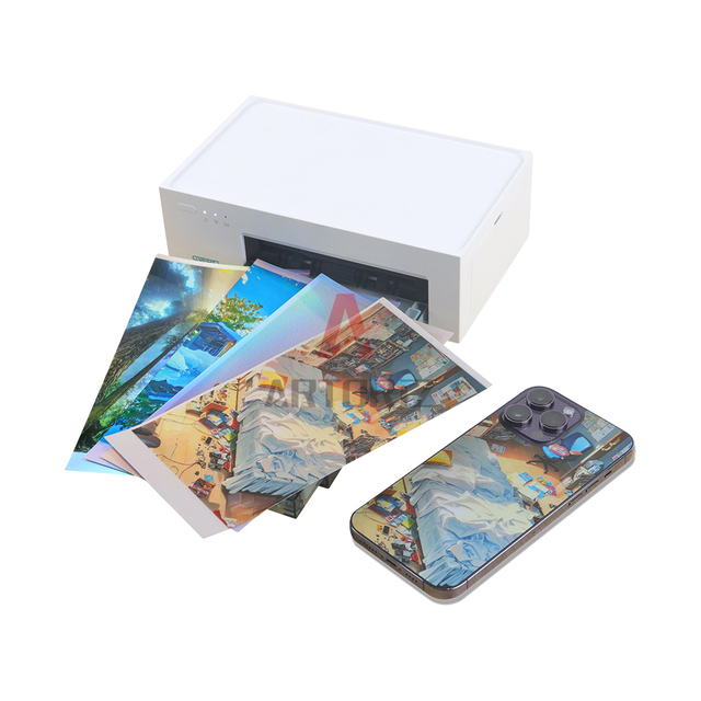 Thermal Photo Printer Compact Color Printer AR Color Photo Printer 300dpi Portable Mini Pocket Picture Printing
