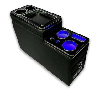 Boîte de rangement multifonctionnelle pour voiture M4 avec lumière LED pour fourgonnette - Product Image 1