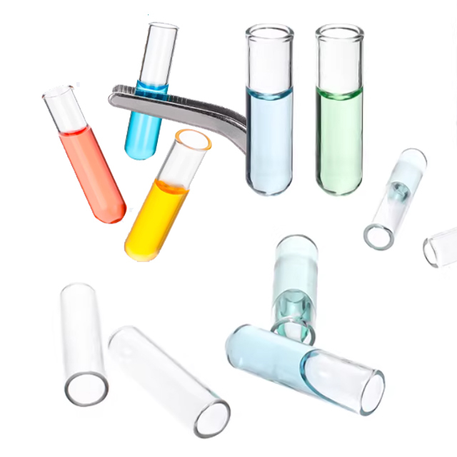 Ex-Lab Du's Small Round Bottom Glass Tube Duchenne Fermentation Tube Inverted Glass Small Tube 6*30 5*30mm