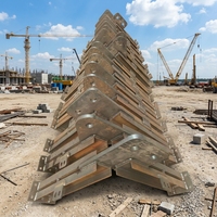 Pièces de machines de construction fabriquées sur mesure, support en A soudé pour équipements lourds