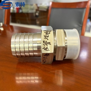 Raccordo Esagonale per Tubi in Acciaio Inox 304 316L di Grado Alimentare, Connettore Personalizzabile - Product Image 2