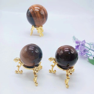 All'ingrosso sfere di cristallo di alta qualità naturale occhio di tigre sfera di pietra cristallo curativo <span class=keywords><strong>per</strong></span> la decorazione - Product Image 3