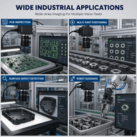 Lente Industrial de 12 mm y 12 Megapíxeles con Montura C e Iris Manual para Automatización Industrial, Profesional, Premium, de Alta Calidad